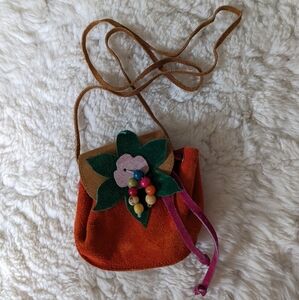 Vintage suede mini bag